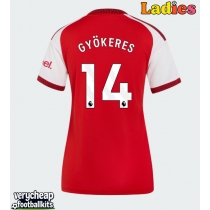 Arsenal Viktor Gyokeres #14 Replica Home Shirt Ladies 2026-27 Short Sleeve